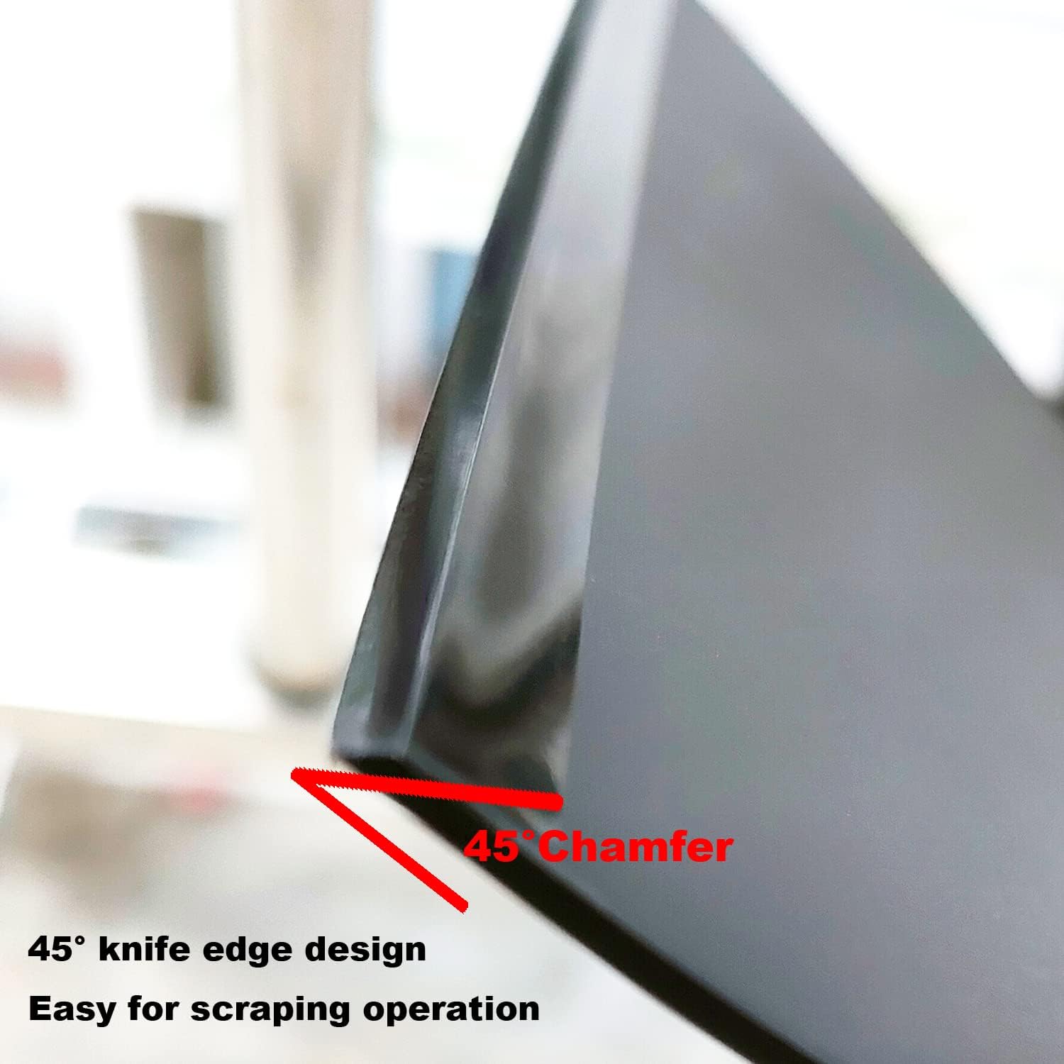 6 Pack Putty Knife, Flexible Plastic Paint Scraper Tool for Spackling,Putty Knife Set, Spreader, Spackle Tool, Plastic Putty Knife Scraper, Scraper Tool, Putty Scraper