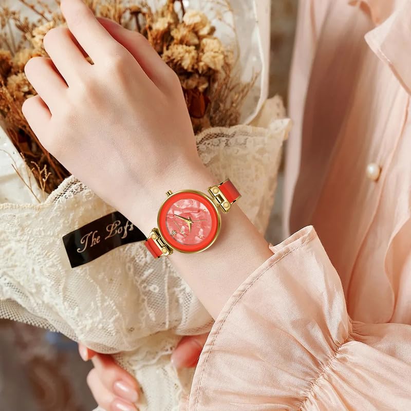Image of Giordano Designer Analog Watch for Women - Glossy Round Dial & Bracelet Style Stainless Steel Strap