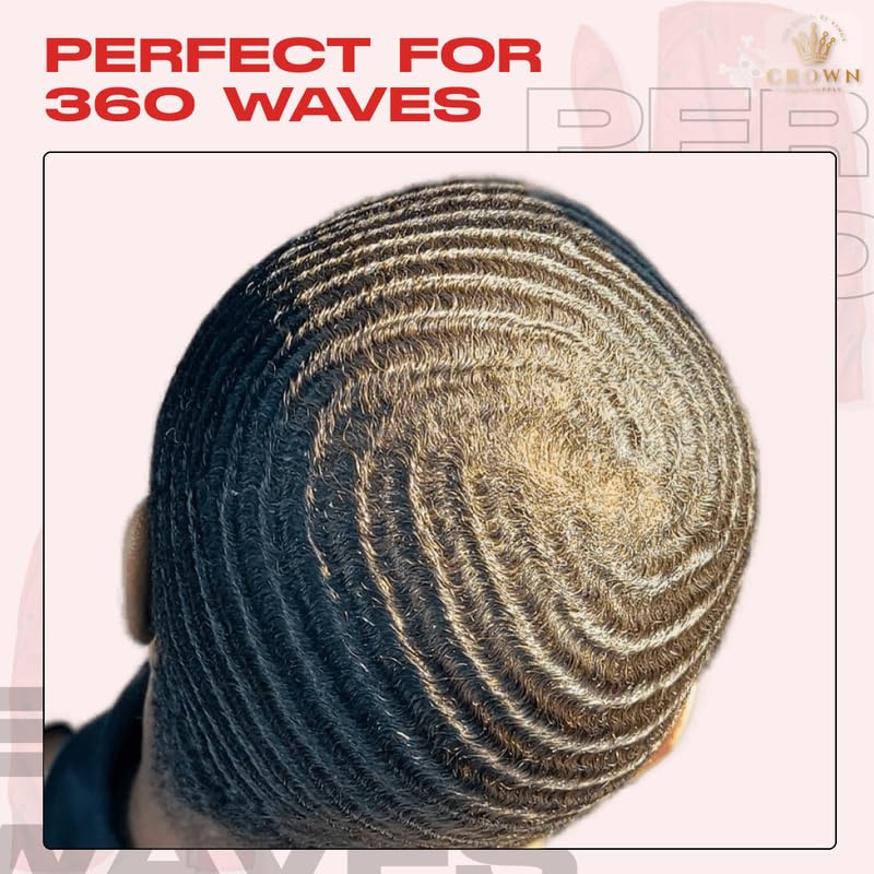 2pcs Set Anime Durag and 360 Pomade - Strong Hold Hair Gel Wave Cream, Satin Silk Durag Builder, 360 Wave Kit Water Based Pomade for Men (Red Skull B)