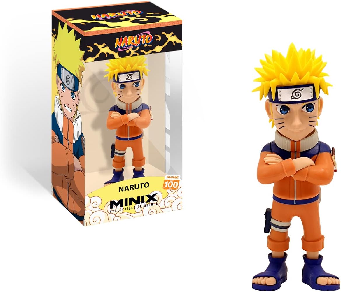 Mego Naruto: Naruto Uzumaki MINIX Vinyl Figure, único, Multicolor