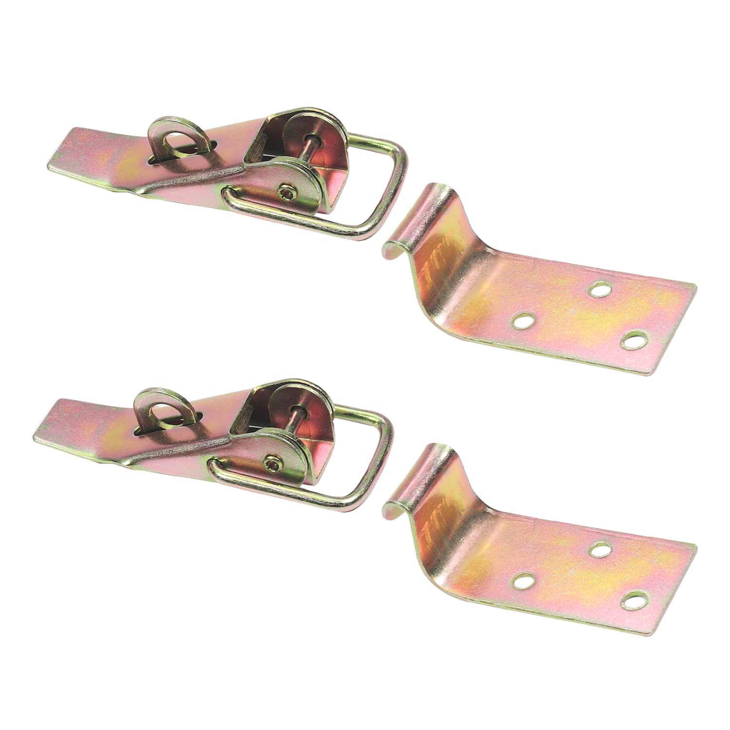 Spring Loaded Hasp Yinpecly 2Pcs Iron Spring Loaded Toggle Latch Hasp Hardware Fitting ...