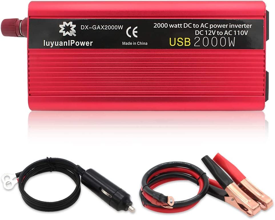 リョクエン インバーター 12V 2,000W 遅れ