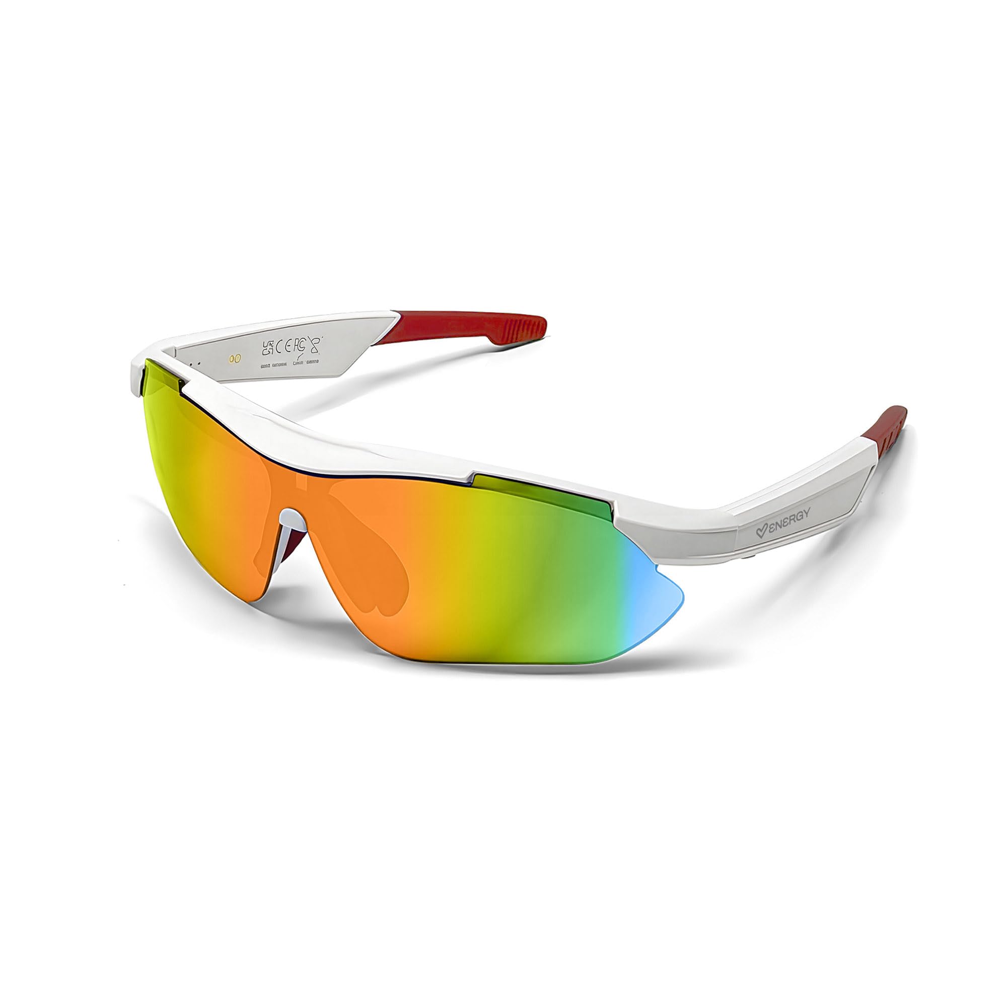 Energy Sistem TrackVibe Music Sunglasses - Gafas de sol deportivas con sonido (lentes con protección UV400+ / micrófono integrado/​certificado IPX5 / Control tácticl / 5h battery life)