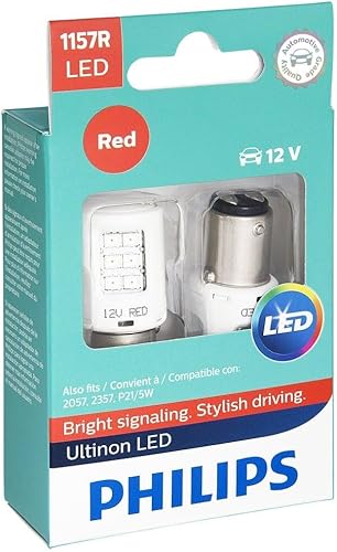 Miniatura 1 de Philips 1157RLED Ultinon LED (rojo), paquete de 2