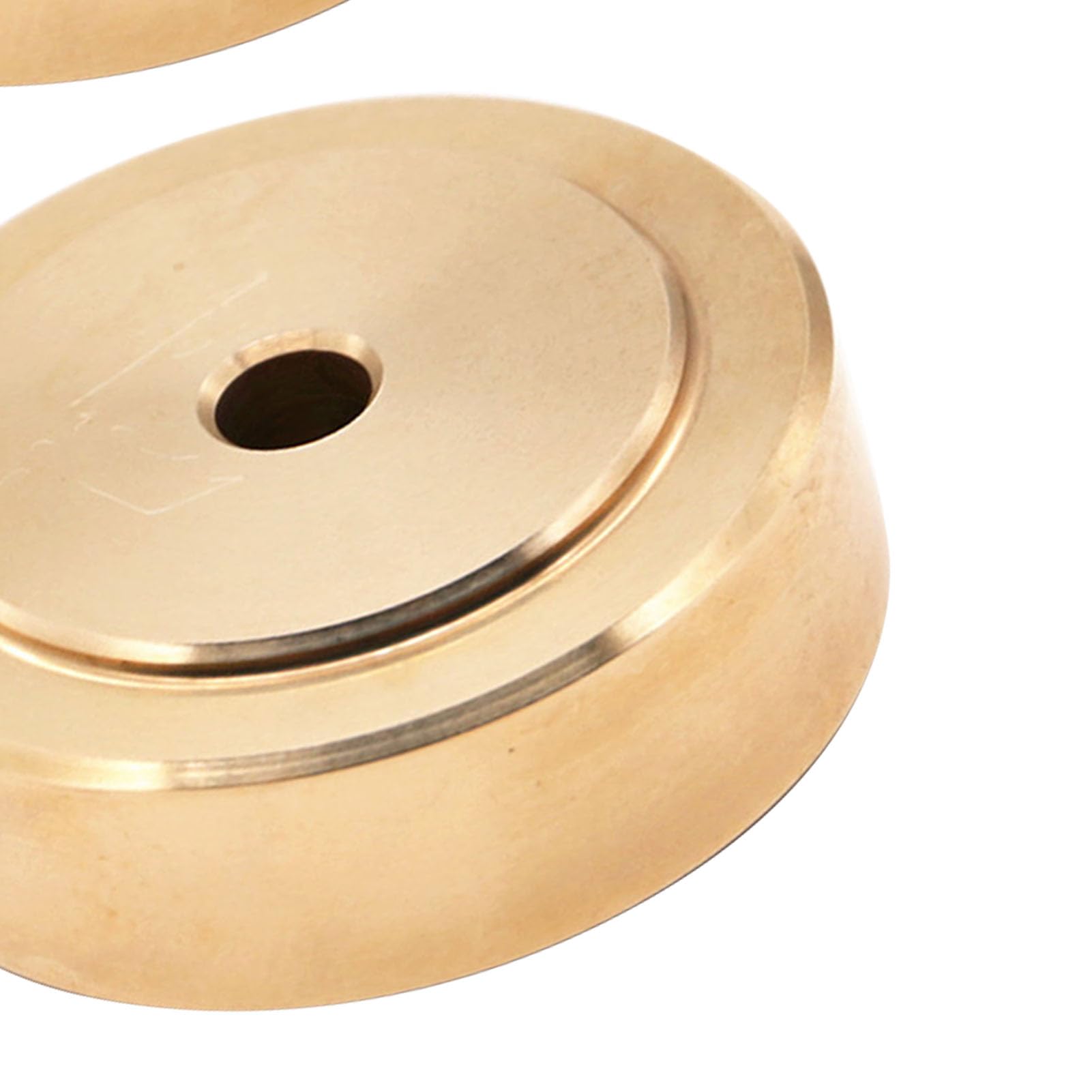 Wakects Piedini per Tagliere in Ottone da 4 Pezzi con Cuscinetti in Gomma Piedini Isolanti per Altoparlanti Set di Montaggio a Vite per Taglieri da Cucina Amplificatore HiFi Giradischi DAC Base