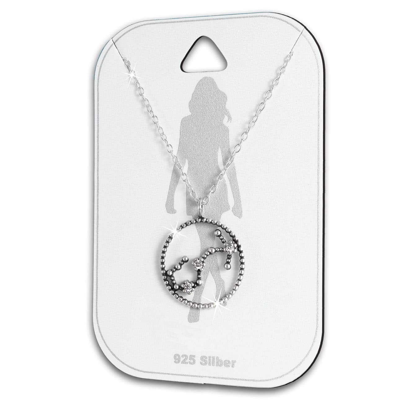 SilberDreamConstellation SilberDream SDK8511W Scorpion Necklace 45 cm Real 925