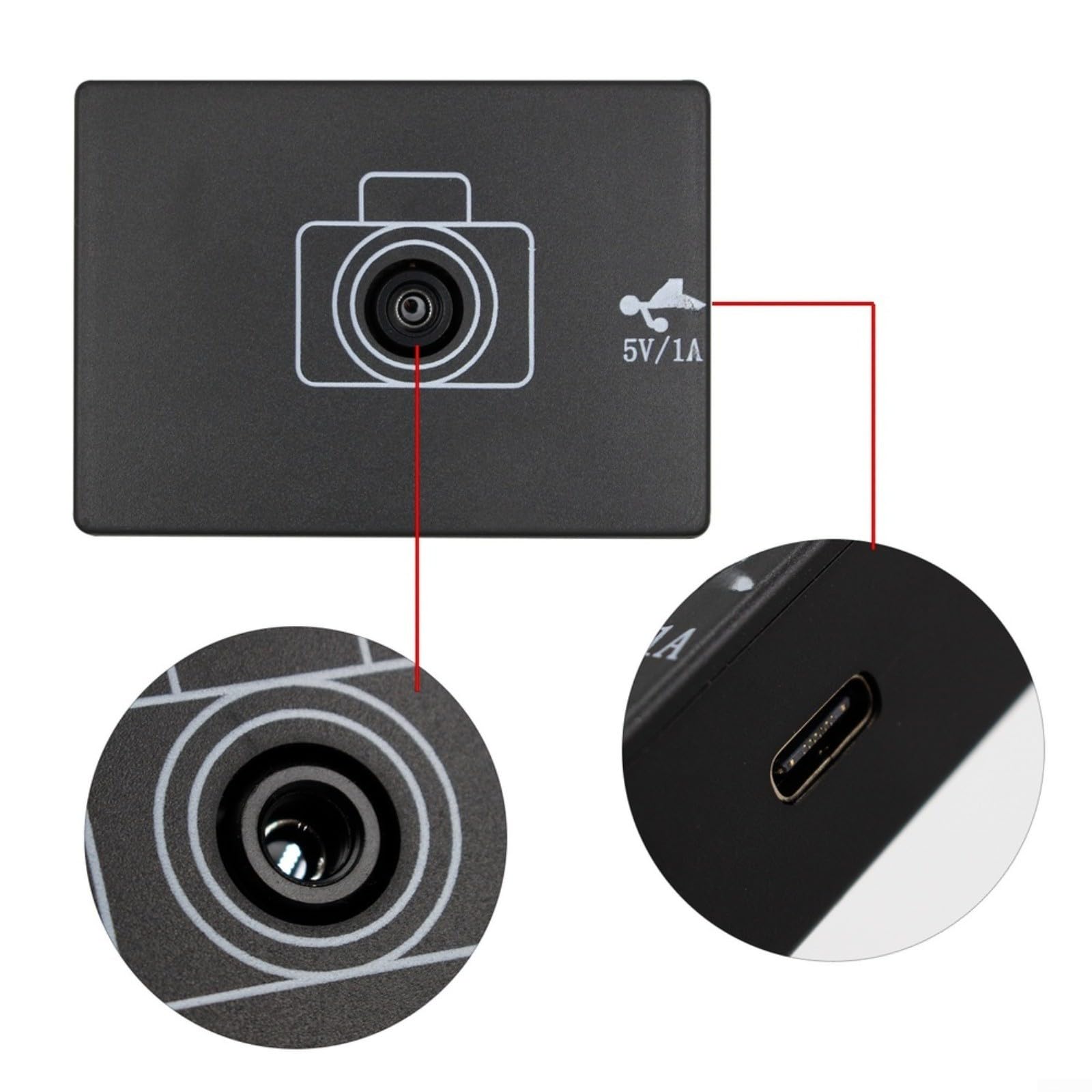MLX90640 Dispositivo de imagen térmica infrarroja con pantalla LCD TFT de 1.8 pulgadas, herramienta de medición de temperatura sin contacto para inspección y detección
