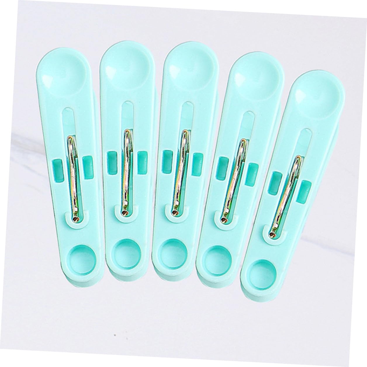ABOOFAN 3 Set Mollette Bucato Antiscivolo Plastica Colorate Clip Per Stendibiancheria Resistenti Al Vento Per Indumenti E Trapunte 100 Pezzi*3