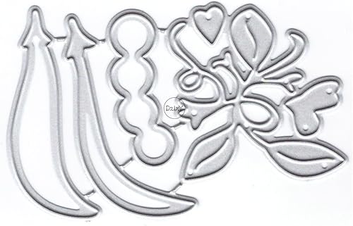 DzIxY Hojas verduras troqueles de corte de metal para hacer tarjetas, papel de gofrado, troquelados, plantillas de máquina de álbumes de recortes,