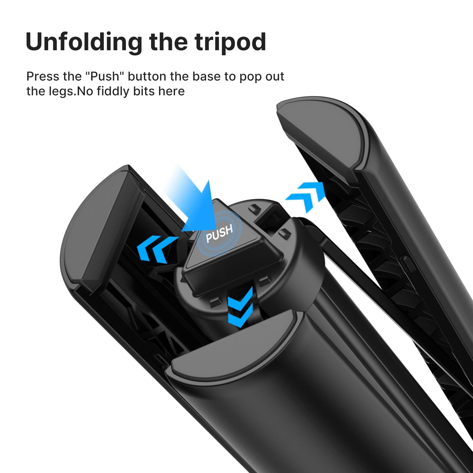 Ulanzi TT52 Perche à selfie 150 cm pour Insta 360 & Go Pro – Trépied et perche à selfie 2 en 1, extensible de 30 à 150 cm, stable et compact pour Go Pro, DJI Osmo Action, caméras d'action