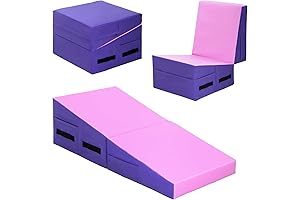 Gymnastics Mat Incline Tumbling Mat with Non-Slip PU Surface