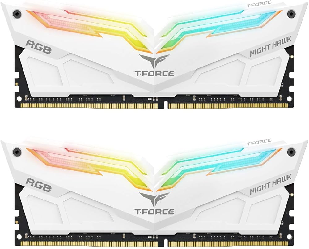 TEAMGROUP T-Force Night Hawk RGB 4000MHz 16GB Kit (2x8GB) CL18 DDR4 SDRAM (PC4-32000) Desktop Memory Module ram - View 1