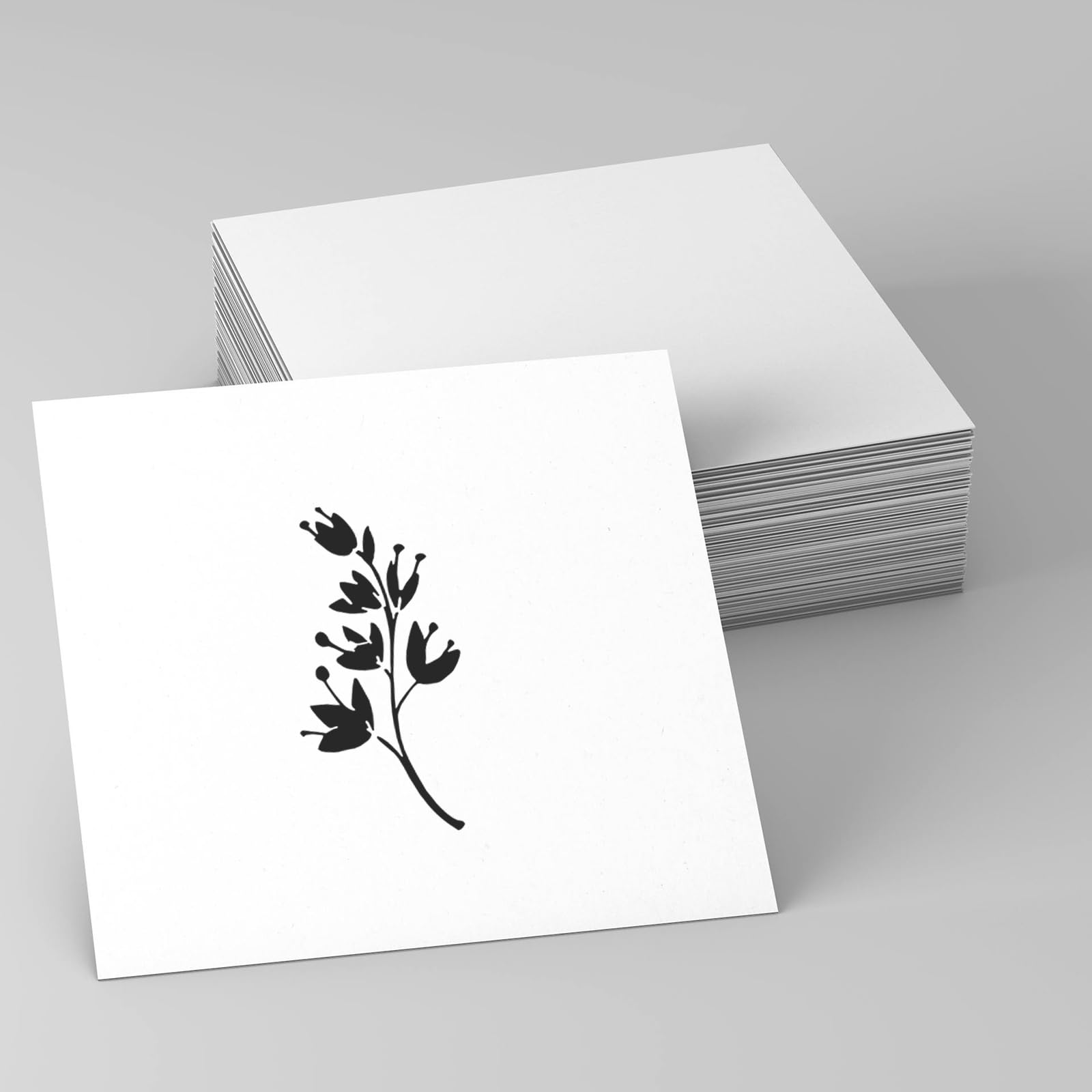 24pcs Pochoirs De Fleurs Sauvages Pour La Peinture, 24 Motifs