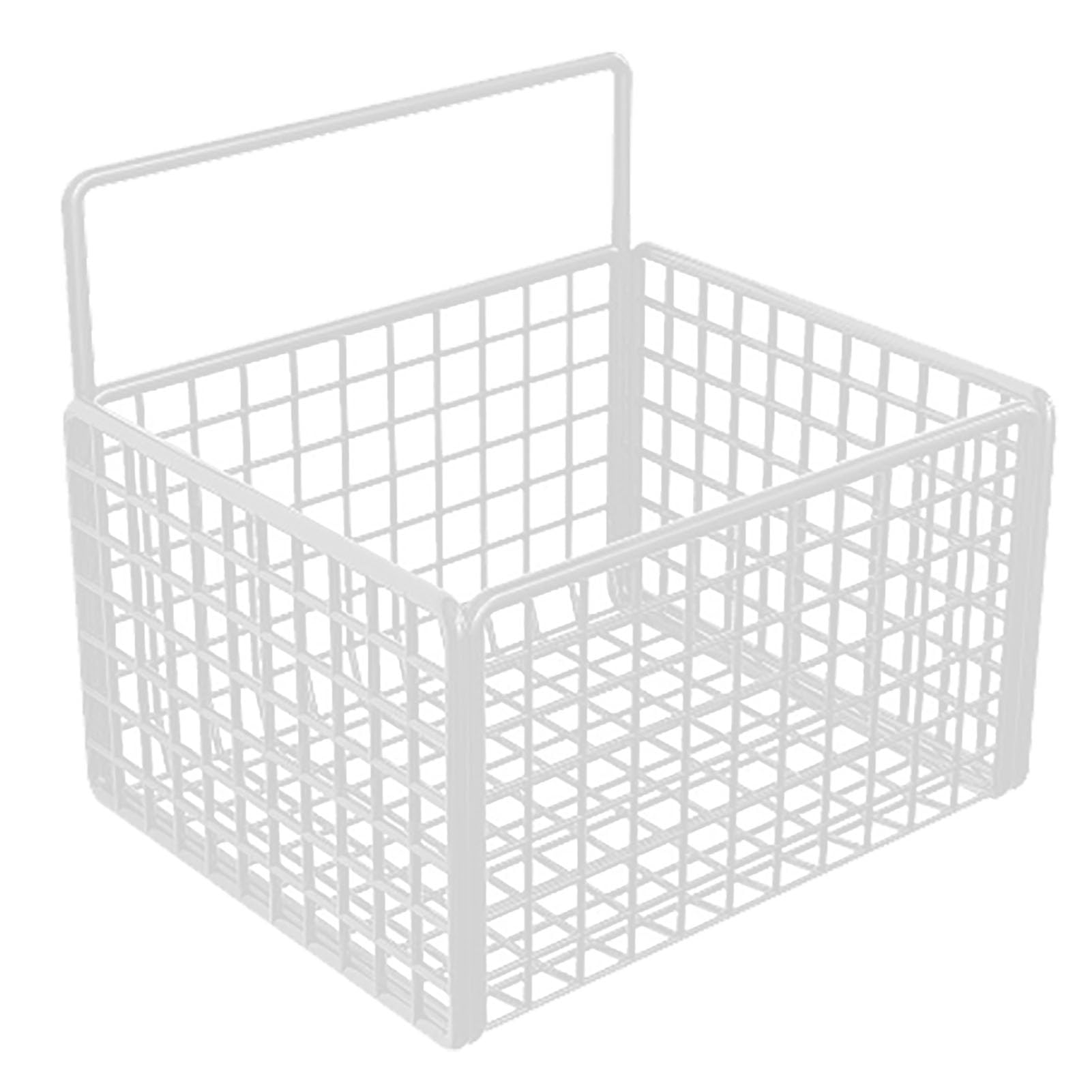 De draadmand - Zwart metalen mand met handvatten - 40.6 x 15.5 x 7 cm De draadmand - Zwart metalen mand met handvatten - 40.6 x 15.5 x 7 cm