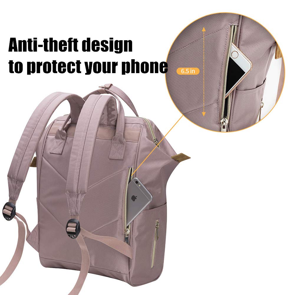 bebamour laptop backpack Bebamour Casual Laptop Backpack for Women and Men School Rucksack 15.6 inch  Classic Waterproof College Travel Business Bags(Pink) : Amazon.ca:  Electronics