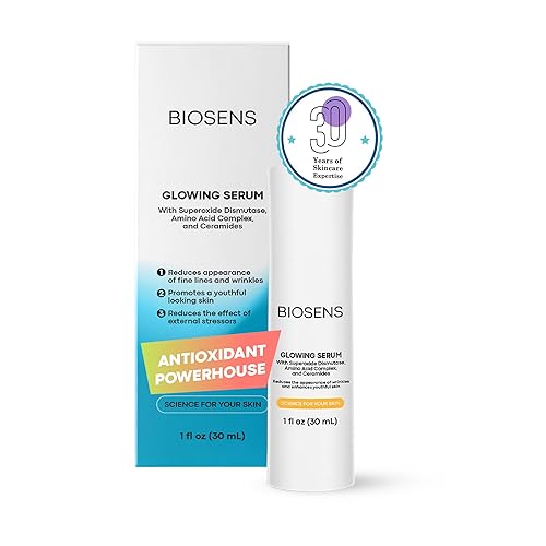 Suero antioxidante brillante con superóxido dismutasa, aminoácidos y ceramidas Reduce la apariencia de líneas finas, unifica el tono de la piel y