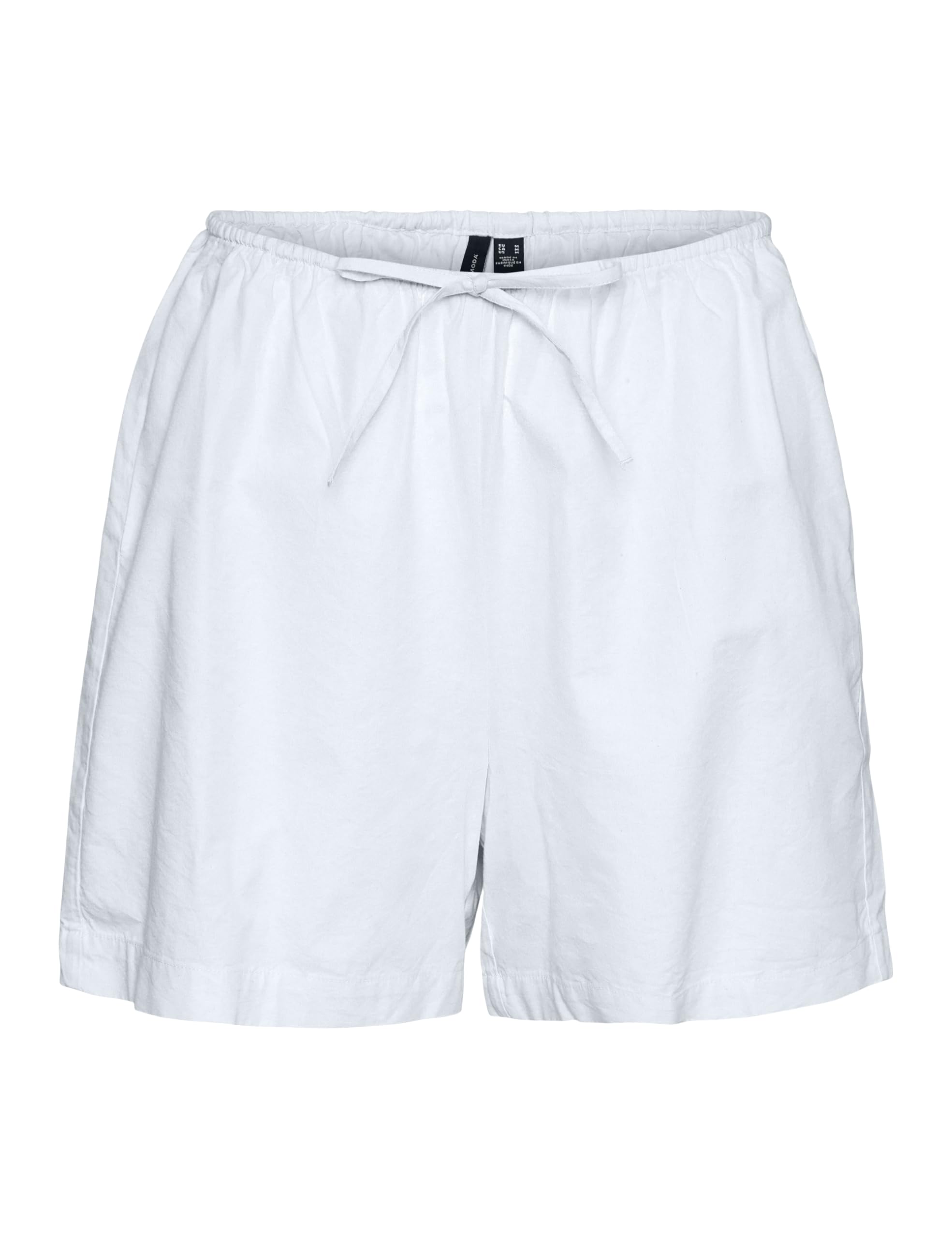 VERO MODA Women's Vmgili Hw WVN Ga Shorts, Bright White, S