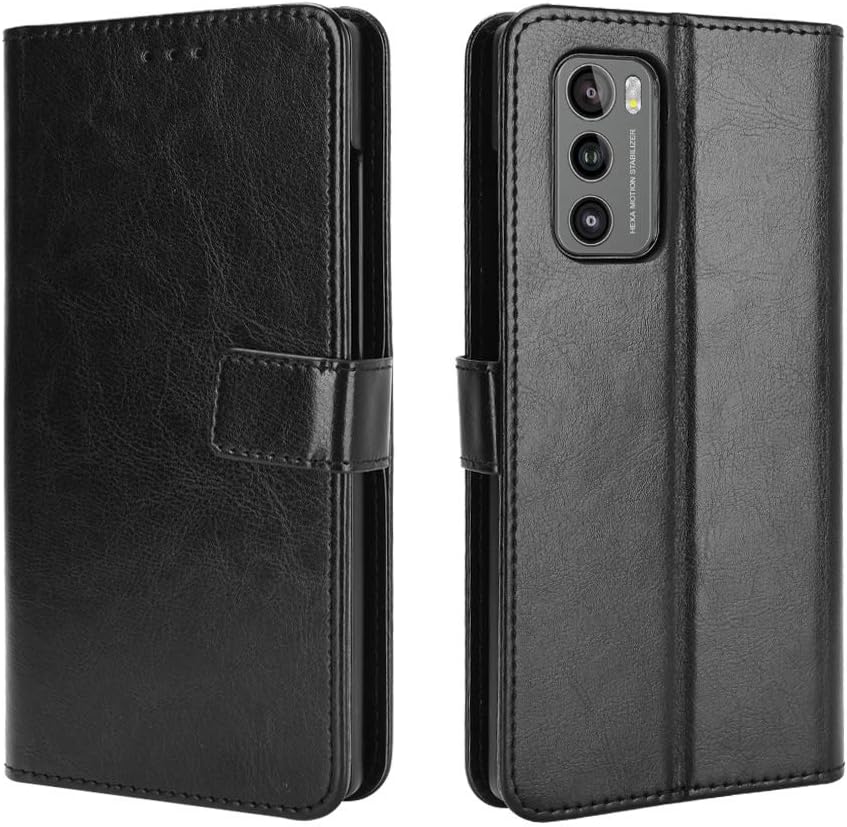 LG Wing 5G Case [Wallet Case] [Bracket] [Card Slots] [Magnetic Flip Cover] Compatible with LG Wing 5G Smartphone (Black)
