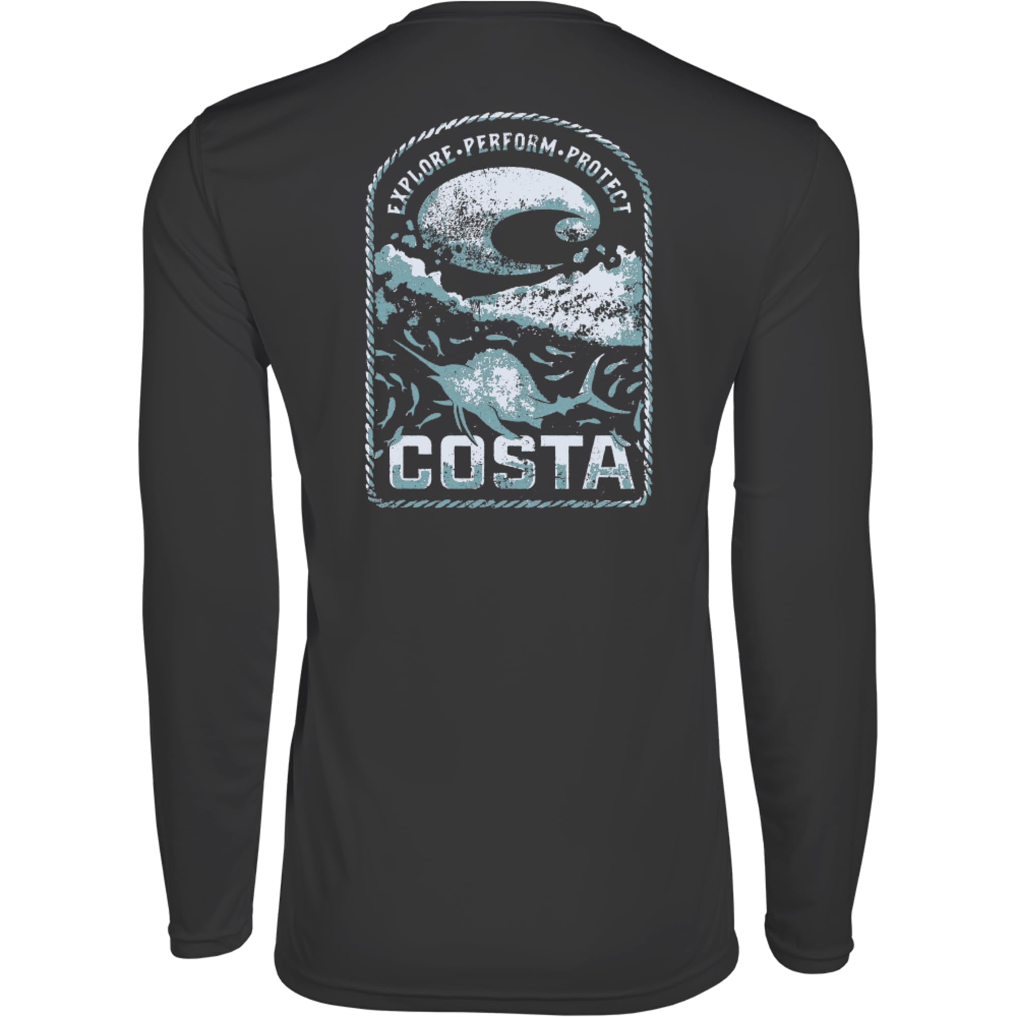 Costa Del Mar Men's Tech Frenzy, Gray, Large