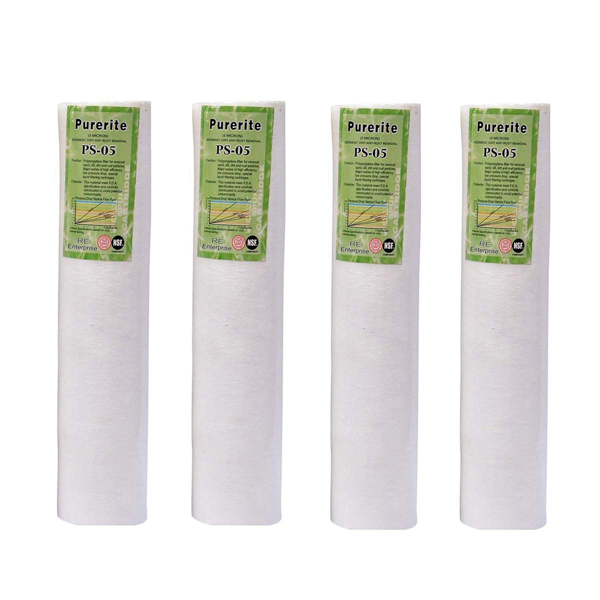 5 Micron PS-05 10" in PP Spun Filter Set for All Type RO Purifiers 10 in (4)-image-36