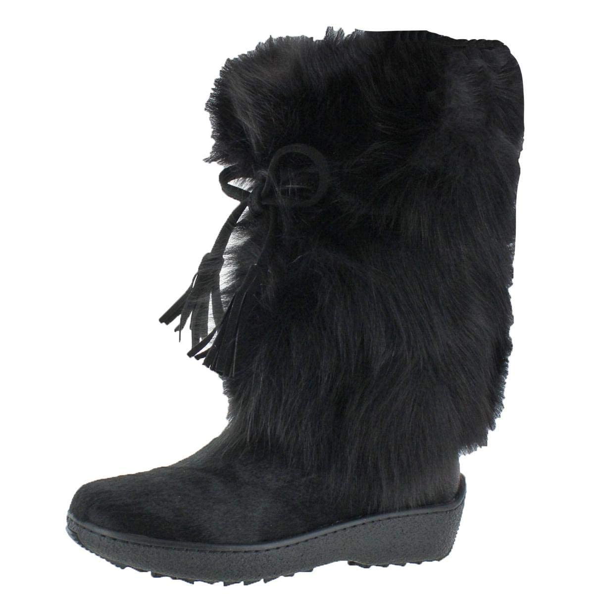 PAJAR Foxtrot Women's Exotic Fox Fur Boots - Winter Snow - Genuine Fox Fur Made In Italy