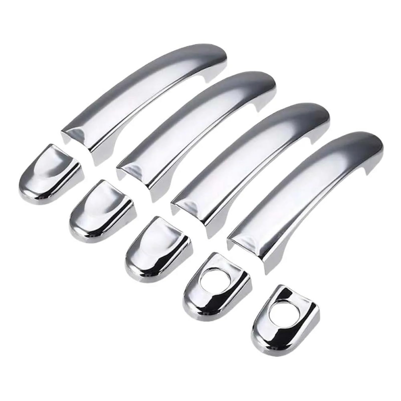 YESKIT Exterior Door Handle Cover Car Decoration for VW for Caddy T3 T5 2003-2015(Chrome Silver)
