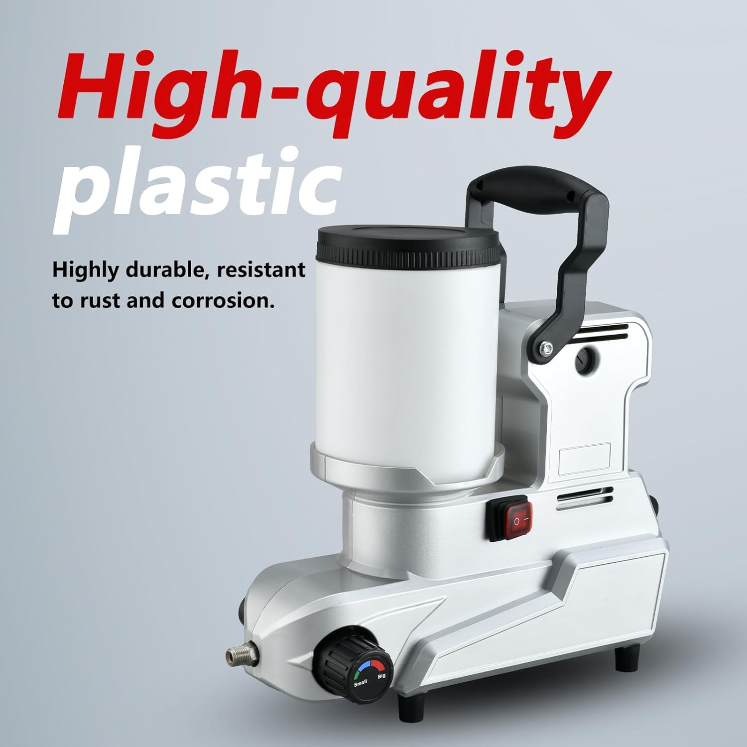 Pistola Verniciatura Airless 1600W Alta Pressione, Spruzzatore Vernice Elettrico con Tubo 5m e Ugello Regolabile per Pareti, Soffitti, Recinzioni, Mobili - Finitura Professionale Rapida