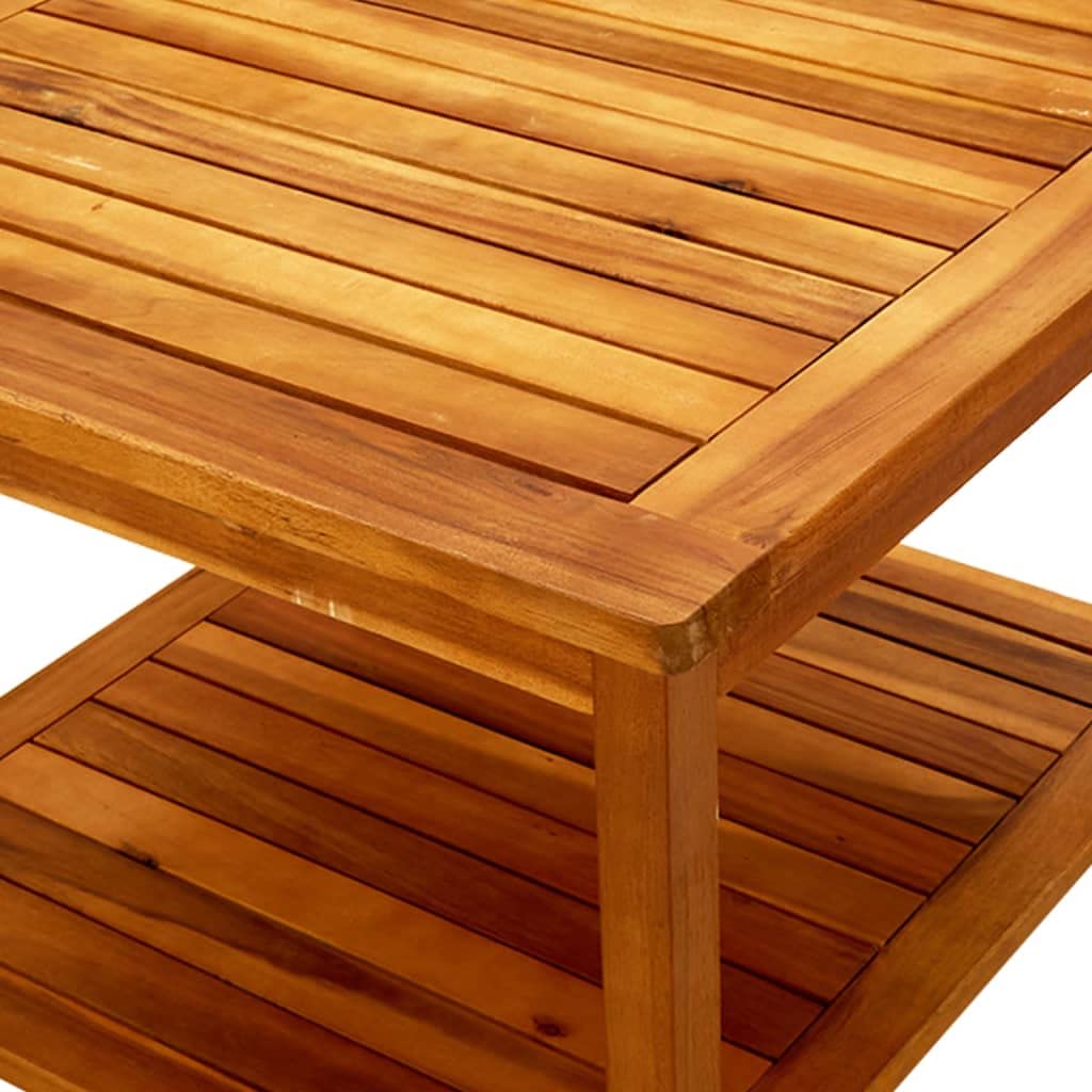 vidaXL Tavolino da Salotto 60x60x45 cm in Legno Massello di Acacia