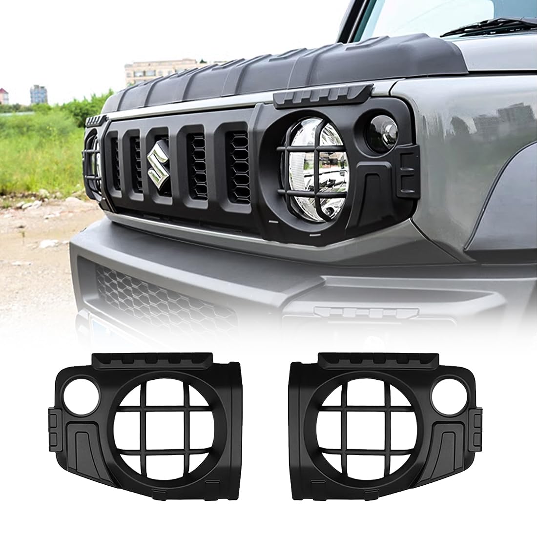 Amazon | Maplewoodcar 新型スズキ ジムニーJB64/JB74専用 テヘッド 