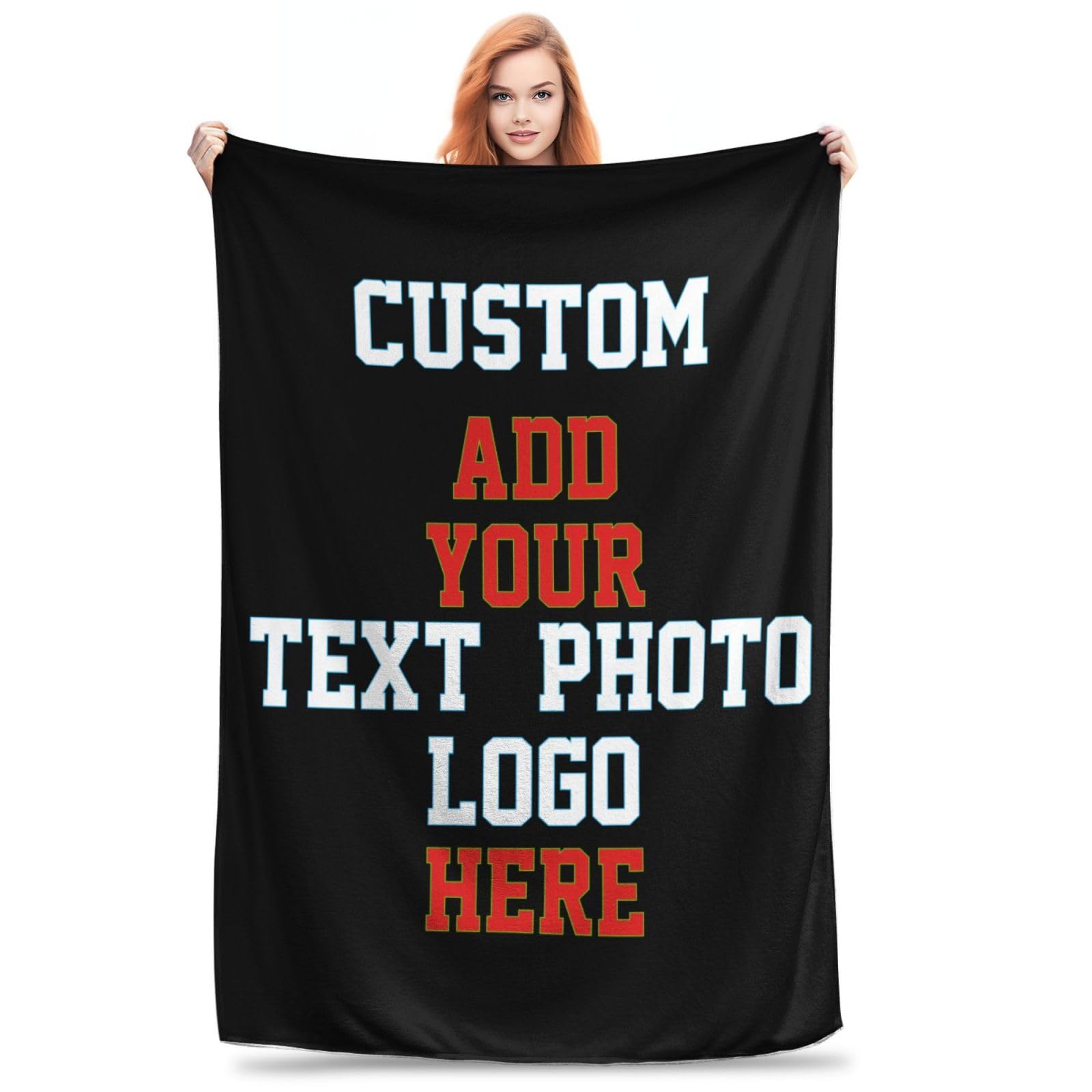 Customized Blankets with Photos Personalized Picture Collage Blanket Soft Using My Own Ph…