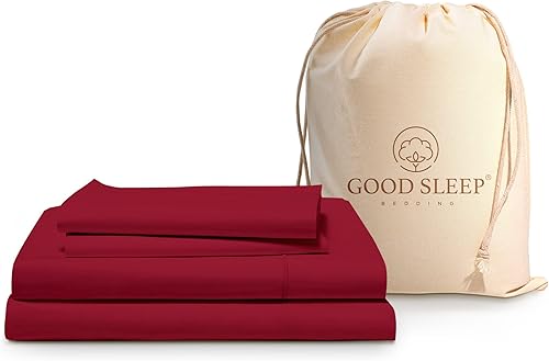 Good Sleep Bedding Juego de sábanas de bolsillo profundo tamaño King, 4 piezas, sábanas de algodón egipcio de 1000 hilos, calidad de lujo como