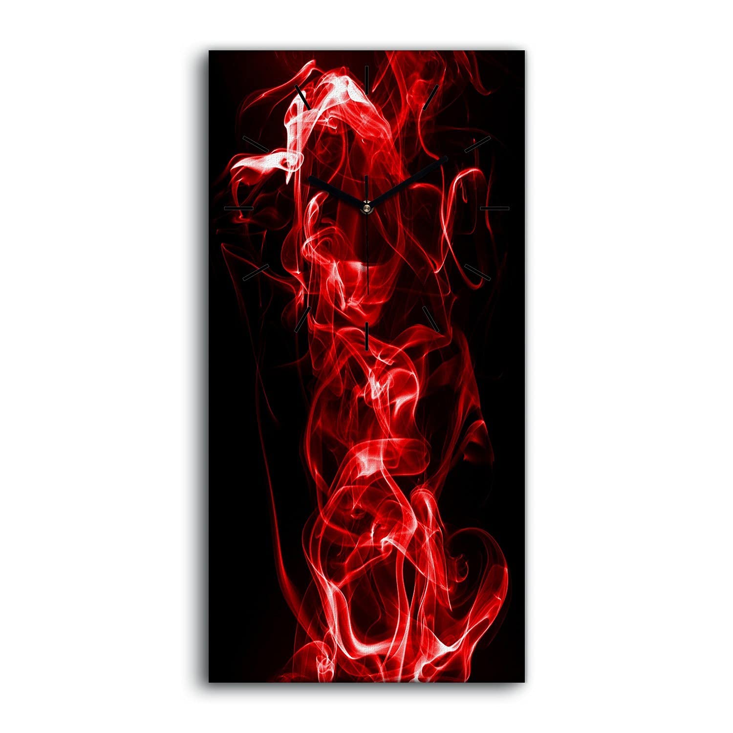 Horloge sur toile de haute qualité 30x60cm au mouvement fluide silencieux