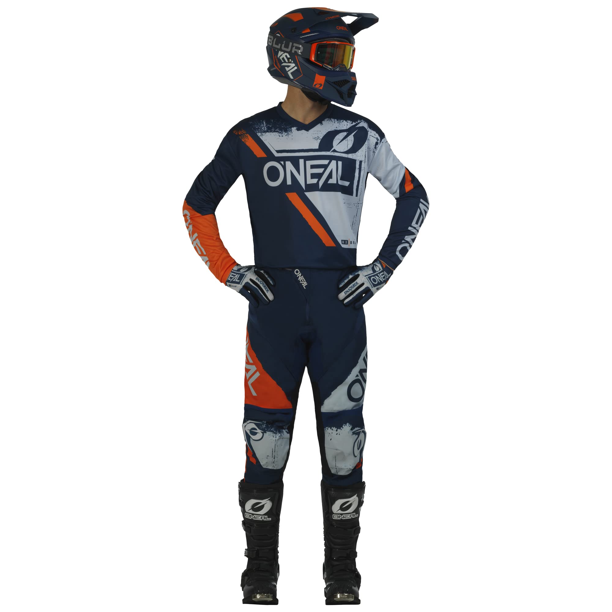 O'NEAL | Pantalones de Motocross | MTB Enduro MX | Ajuste cómodo y Holgado para una máxima Libertad de Movimiento, Perneras sin puños | Pantalones Element | Adulto