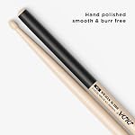 Drumsticks for Drums, American Hard Maple Drum stick, Sugar Maple Drum Stick, Drumsticks with ANTI-SLIP Handle, Drum Stick for Drums, Drumsticks for Professional Beginner (2 Pairs, 5A)