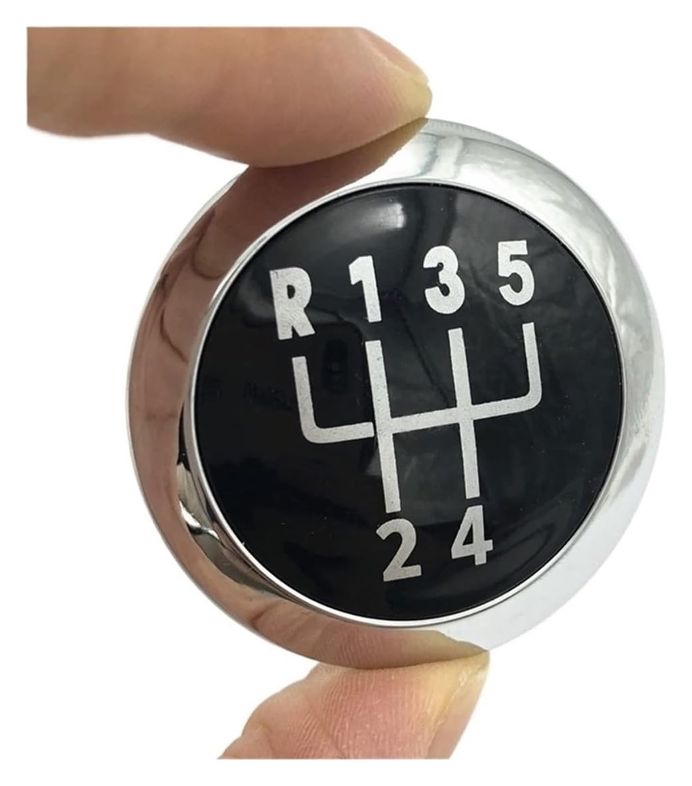 UTONGMU Manual Gear Shift Knob for VW for Passat B6 2005-2011 5 6 Speed Manual Gear Shift Knob Lever Stick Emblem Cap Top Cover(5 Speed)