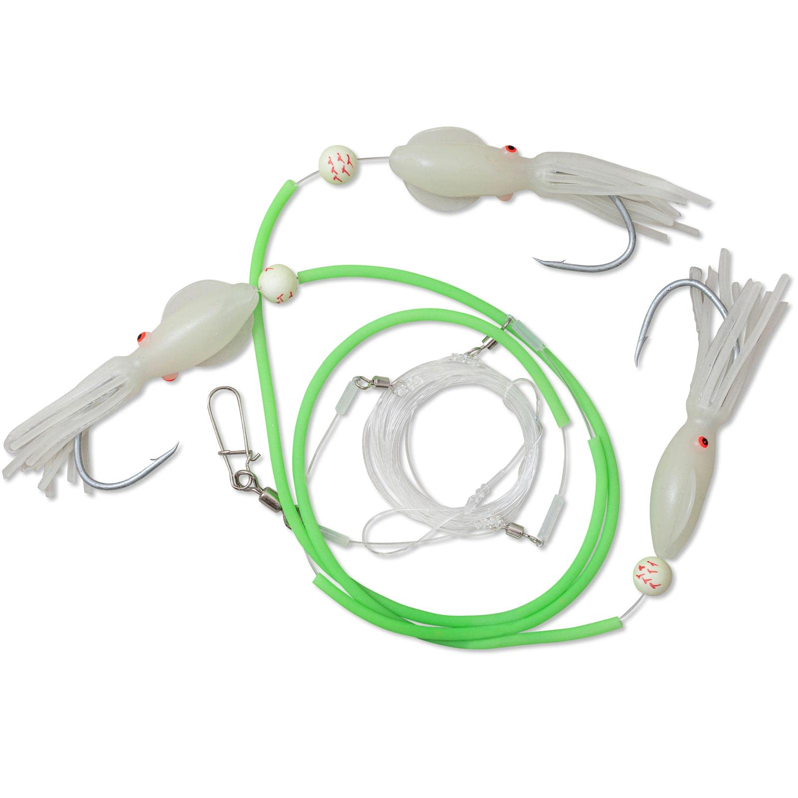 Rhino Bas de Ligne Premium pour cabillaud avec hameçon pour Une Utilisation immédiate - Ligne de pêche en mer - Rouge - 1 m Rhino Bas de Ligne Premium pour cabillaud avec hameçon pour Une Utilisation immédiate - Ligne de pêche en mer - Rouge - 1 m
