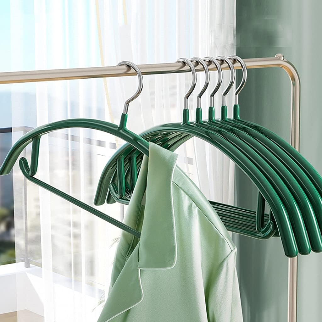 Coat Hanger Suit Hanger Non-Slip Hanging Corner Seamless Household Light Luxury Hanger Hanger Anti-Skid Rack Hook Clothes 20 Packs Clothes Hanger (Color : Pink)