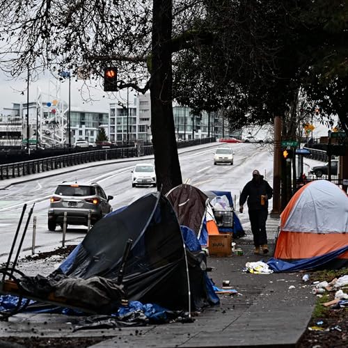 Does Trump's plan to get homeless people off the streets violate civil liberties? Podcast Por arte de portada