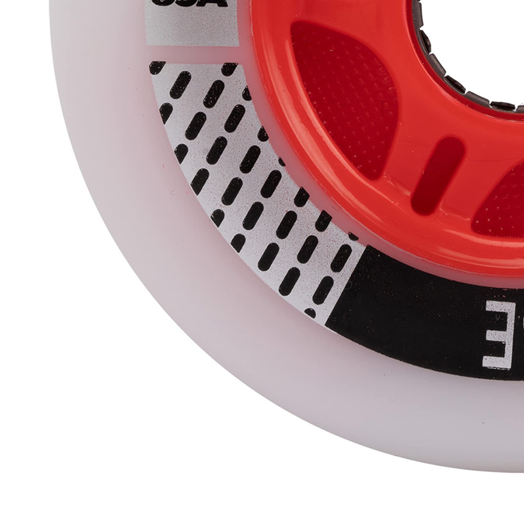 K2 Skate Strobe 90MM - 2 Pack Light Unisex – Erwachsenen Inline Skate Rollen — White — 30G3100