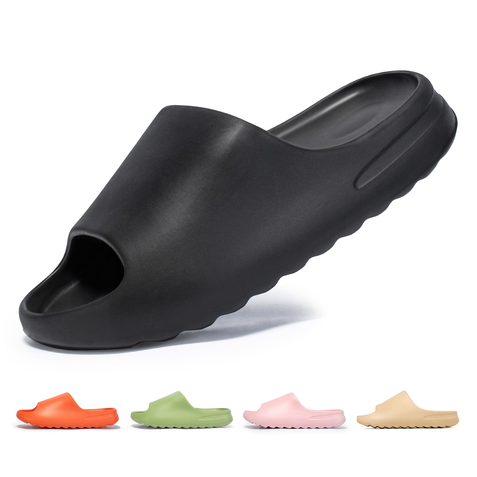 Jesindr Cozy Slides Original Uomo Donna Ciabatte da Bagno Antiscivolo Ciabatte Da Bagno Ciabatte Morbide Nuvole Schlappi Scarpe Nuvolose Unisex Gomma Cloud Slippers Estate Beach Slide Sandali
