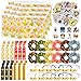 Yeyeplum 98 Pcs Softball Include Softball Goodie Makeup Bags Bracelet Hair Bands Hair Ties Sticker for Sports Team Gifts Birthday Decoration Party Supplies(Stylish)