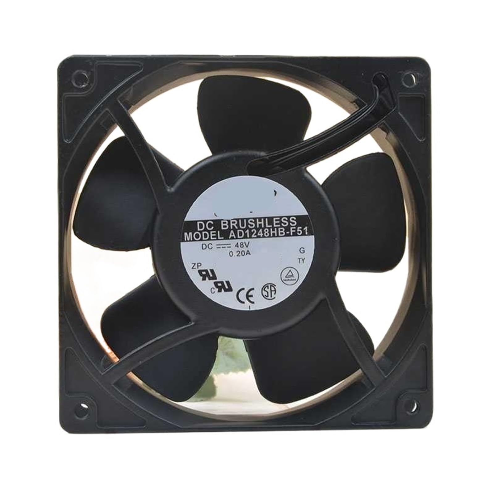YMUGUEGH AD1248HB-F51 AD1248HB-F52 12038 DC 48V 0.2A 120mm 12cm Cooling Fan(AD1248HB-F52)