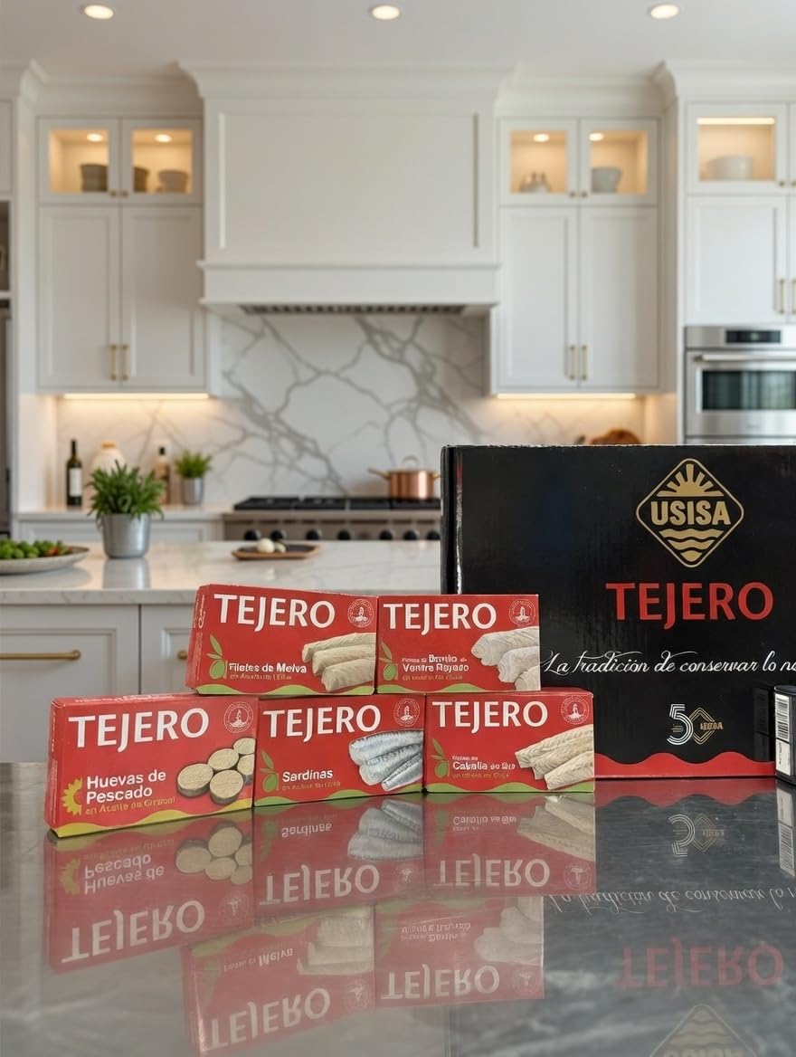 Surtido Variado de 10 Latas | Selección Premium USISA - TEJERO | Delicias en Conserva para los Paladares Más Exigentes