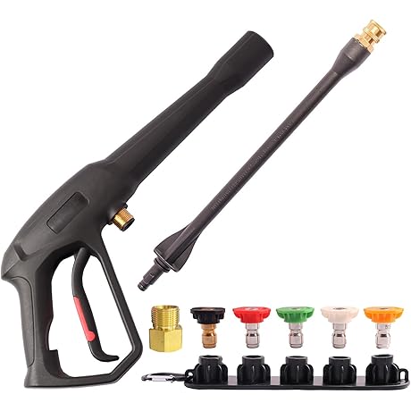 RYOBI 3100 PSI Pressure Washer Spray Gun, Compatible with Karcher, Ryobi, and Powerstroke Pressure Washers