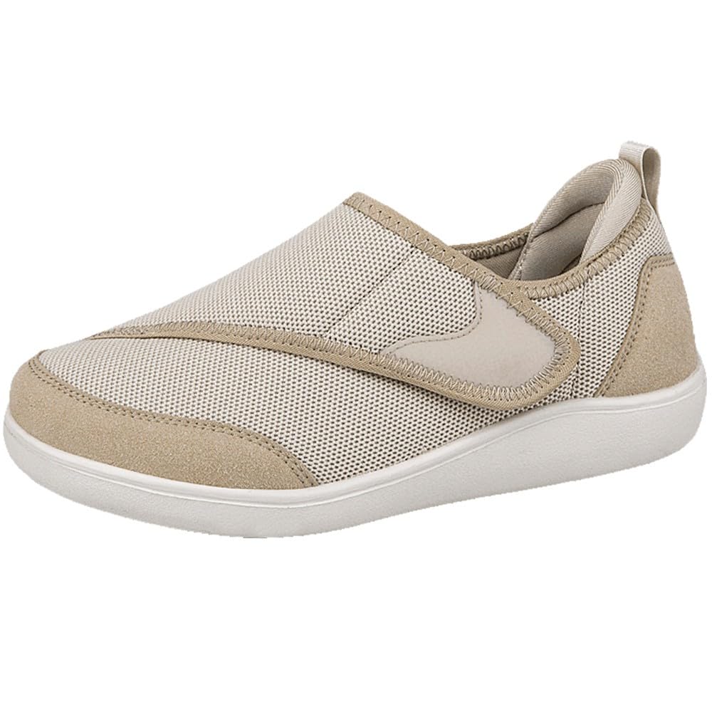 Eagsouni Chaussons Diabétiques Hommes Femmes Extra Larges Respirant Léger Anti-dérapante Confortables Chaussures de Marche Orthopédique de réhabilitation Aînés Soulagement De La Douleur Au Pied