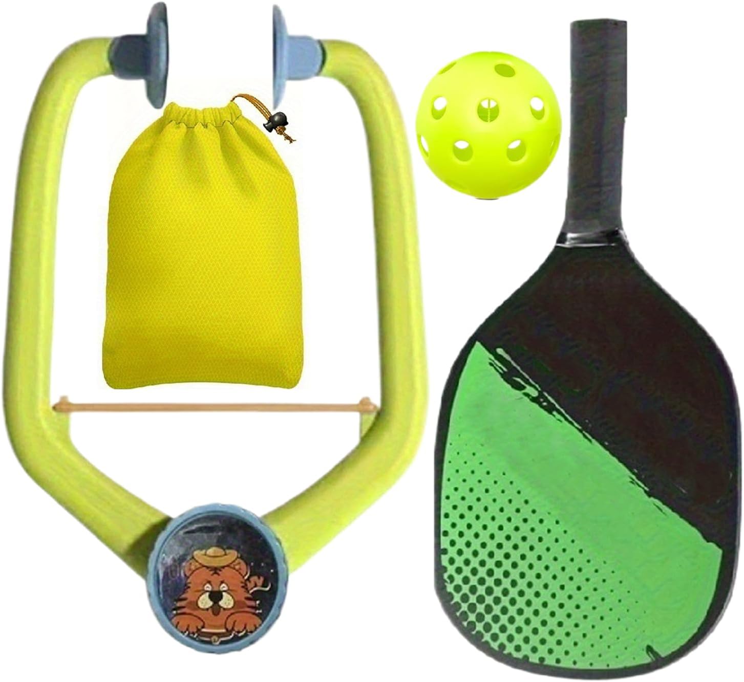 Generico Trainer | Rebounder for Training with Adjustment, Portable Set with Rackets, Sports Equipment for Kids and Adults, Customized Training