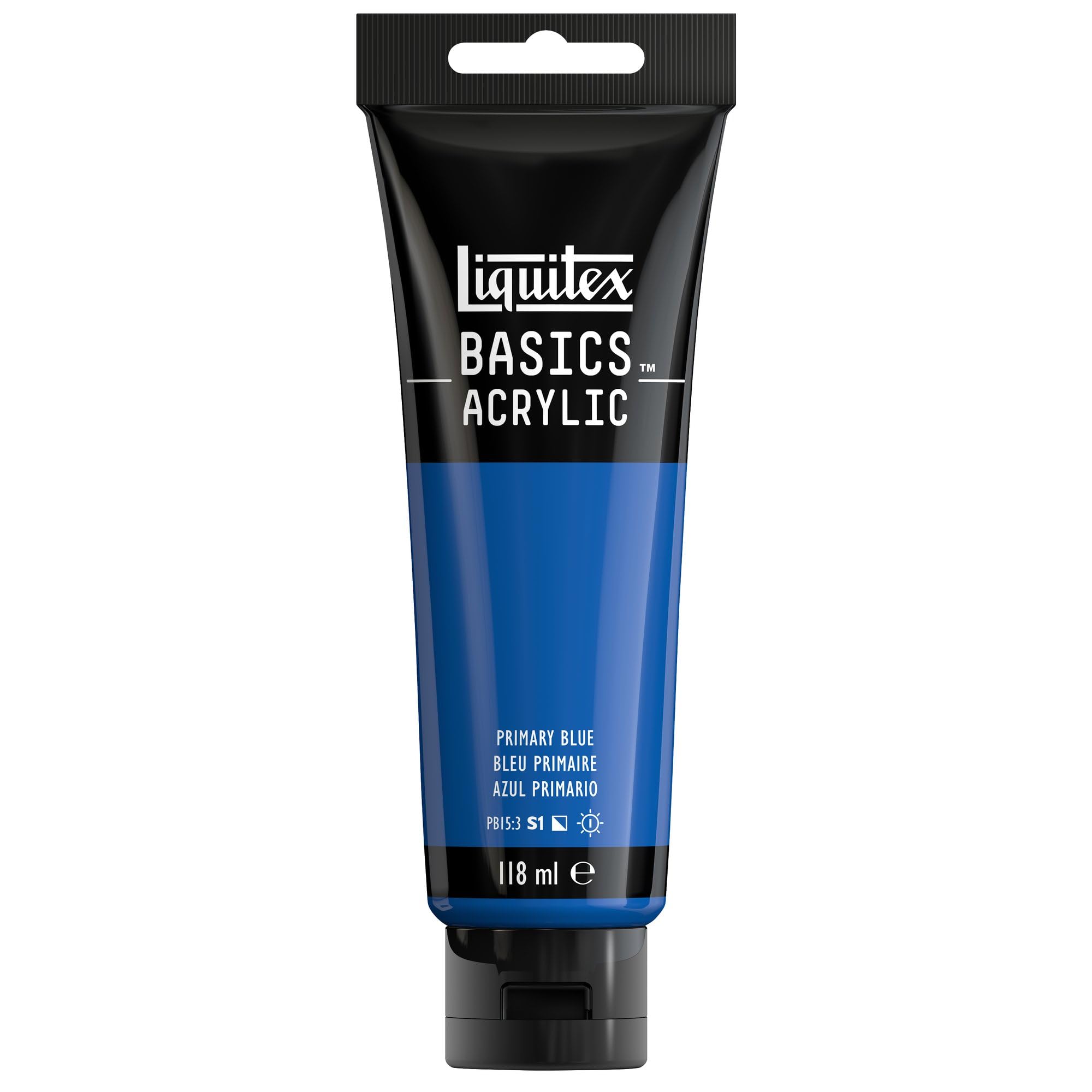 LIQUITEX Basics Acrylic Paint, Mars Black, 118 ml Tube — view 8