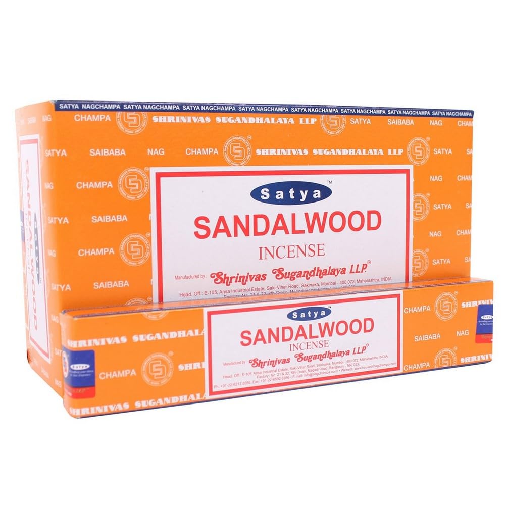 Blue Pirate 12 Packs Of Sandalwood Incense Sticks By Satya