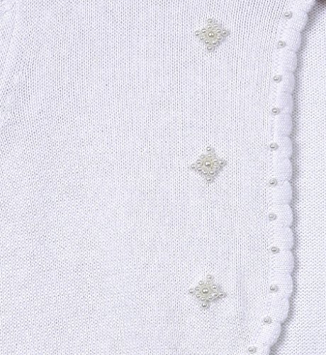 Flower Girl Jacket Elegant Pearl Beaded Soft Cozy Sweater4