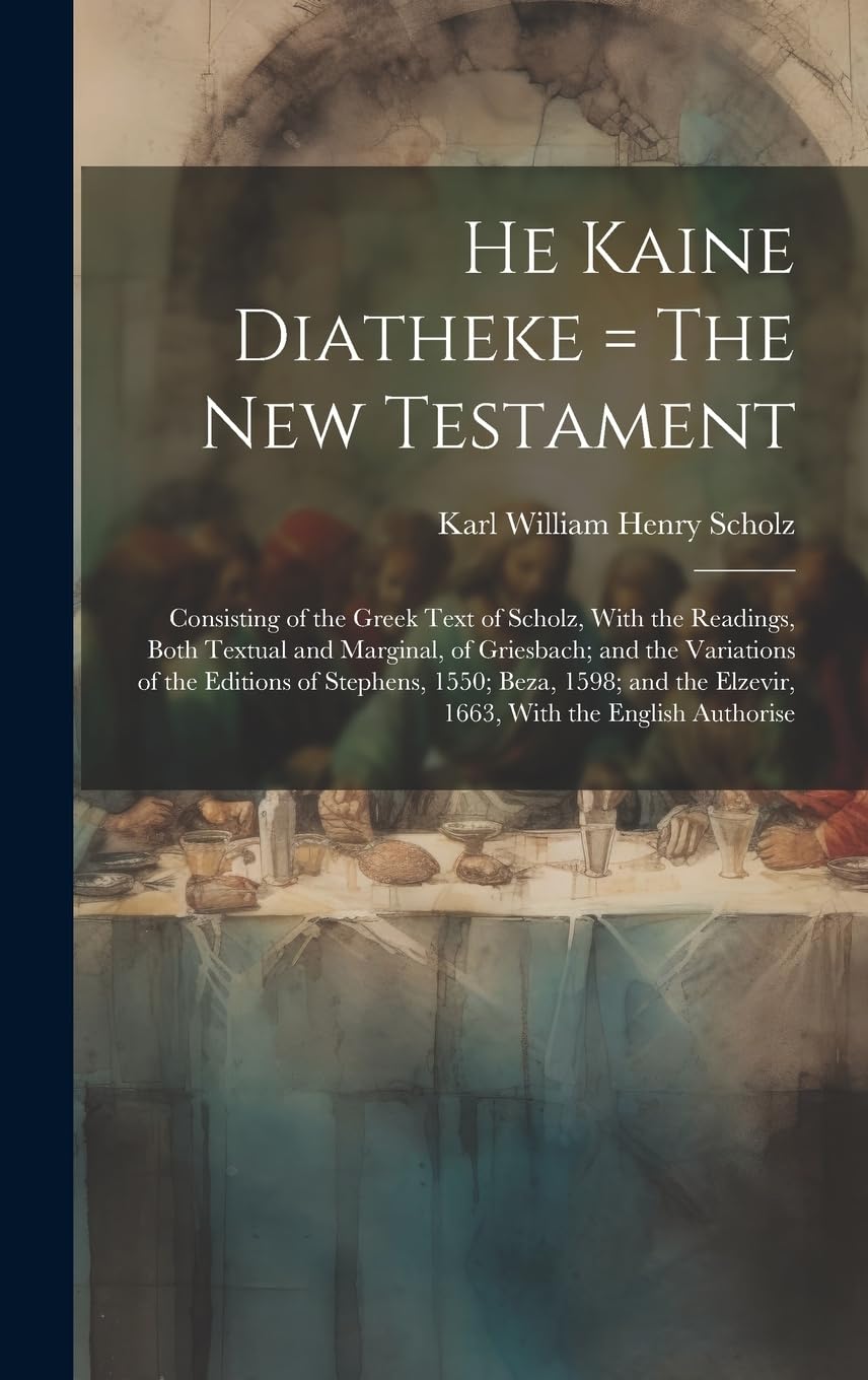 Nuevo Testamento griego bilingüe para resolver dudas de traducción crítica con texto de Scholz